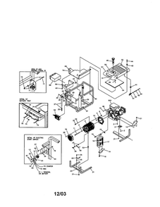 Main Unit Diagram and Parts List for 01893  Briggs and Stratton Generator
